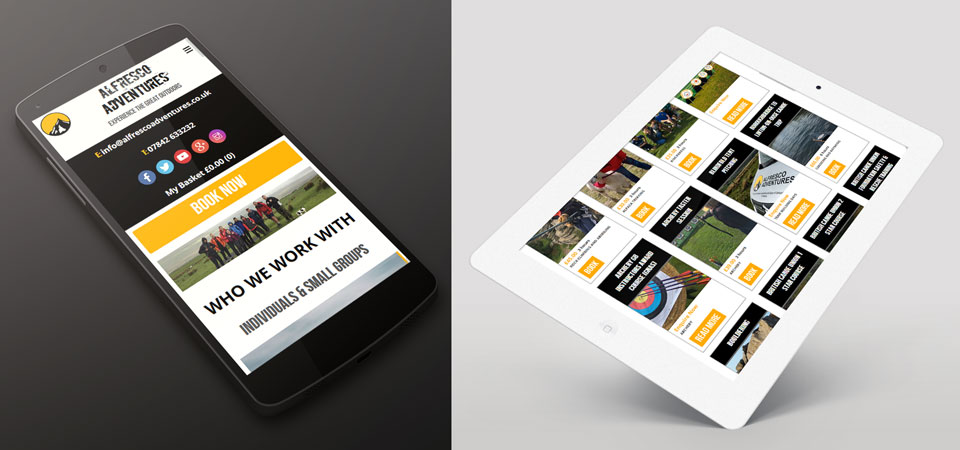 Responsive version of rafols website